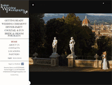Tablet Screenshot of italianweddingphotography.com
